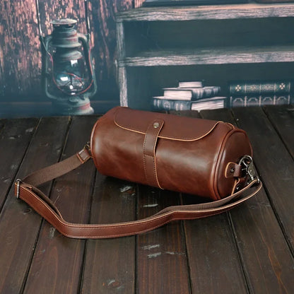 Vintage Barrel Shoulder Bag