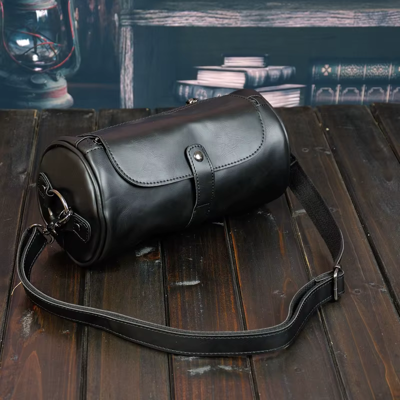 Vintage Barrel Shoulder Bag